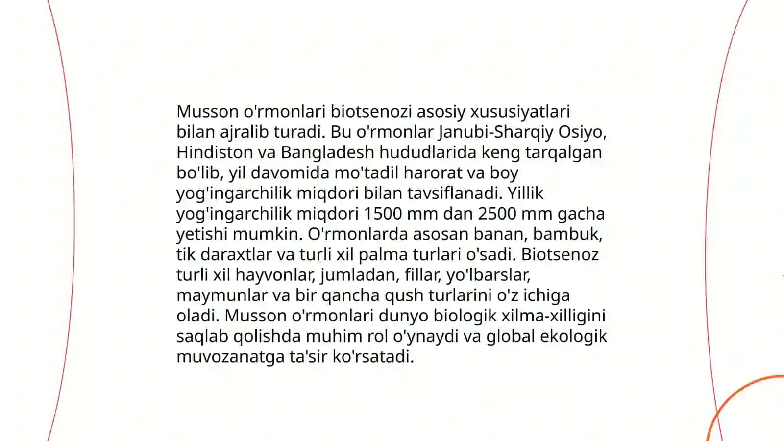 Tropik yomg’ir o’rmonlari biotsenozi 4
