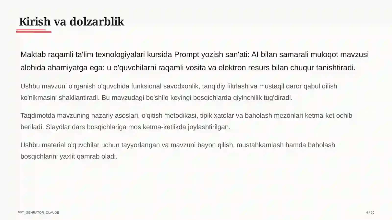 Prompt yozish san'ati: AI bilan samarali muloqot 4