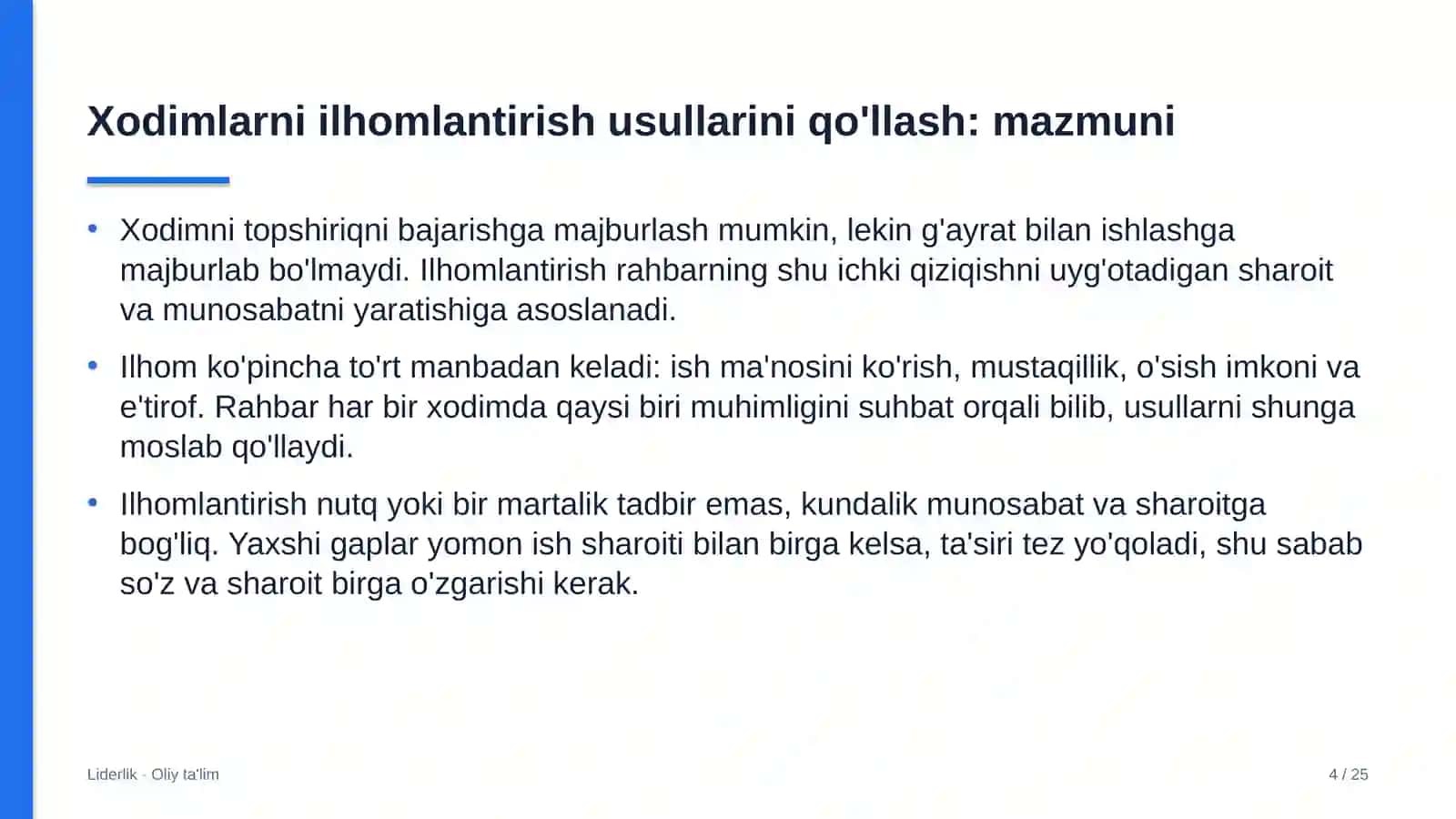 sport tovarlari do'konlarida xodimlarni ilhomlantirish usullarini qo'llash 4134 4