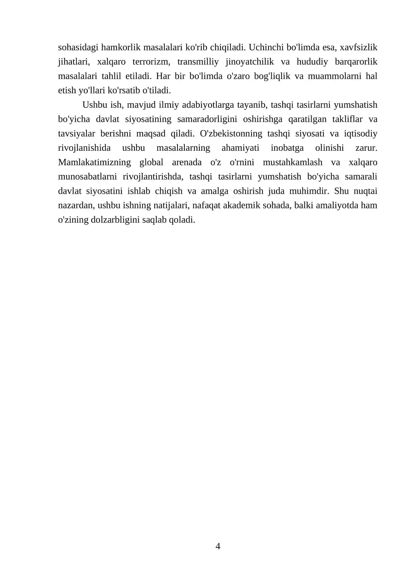 Tashqi tasirlarni yumshatish boʼyicha davlat siyosati 4