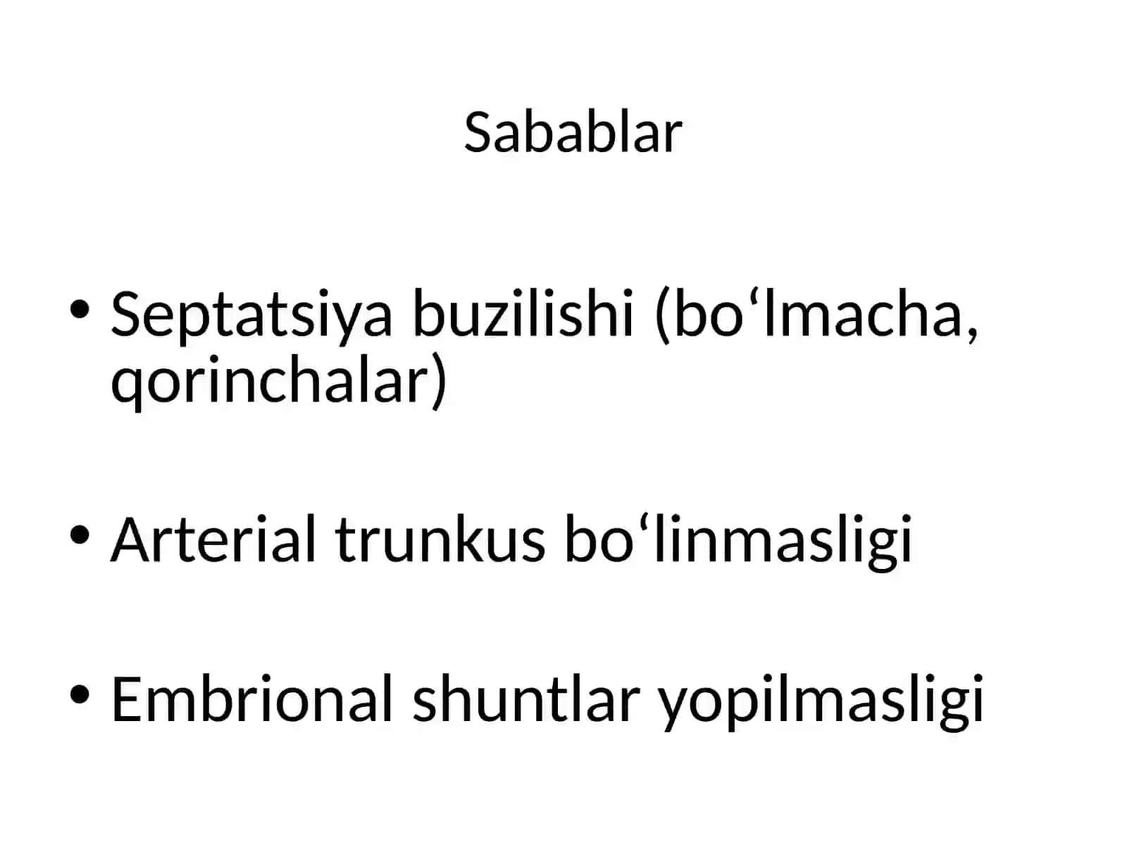 Yurak tug’ma nuqsonlari 4
