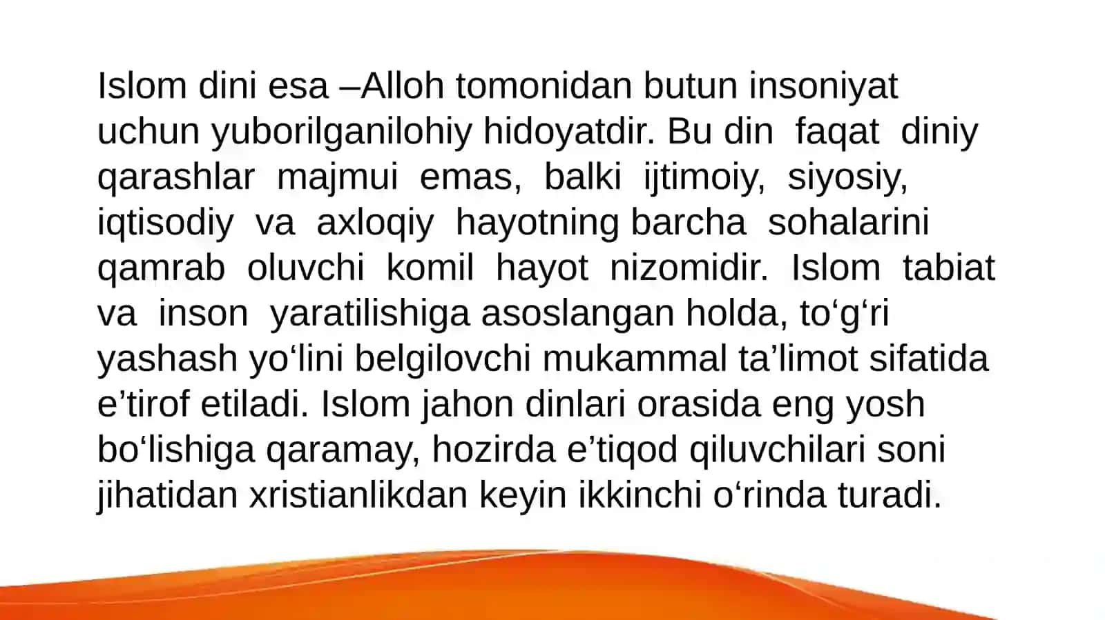 ISLOM DININING VUJUDGA KELISHI VA YOYILISHI 4
