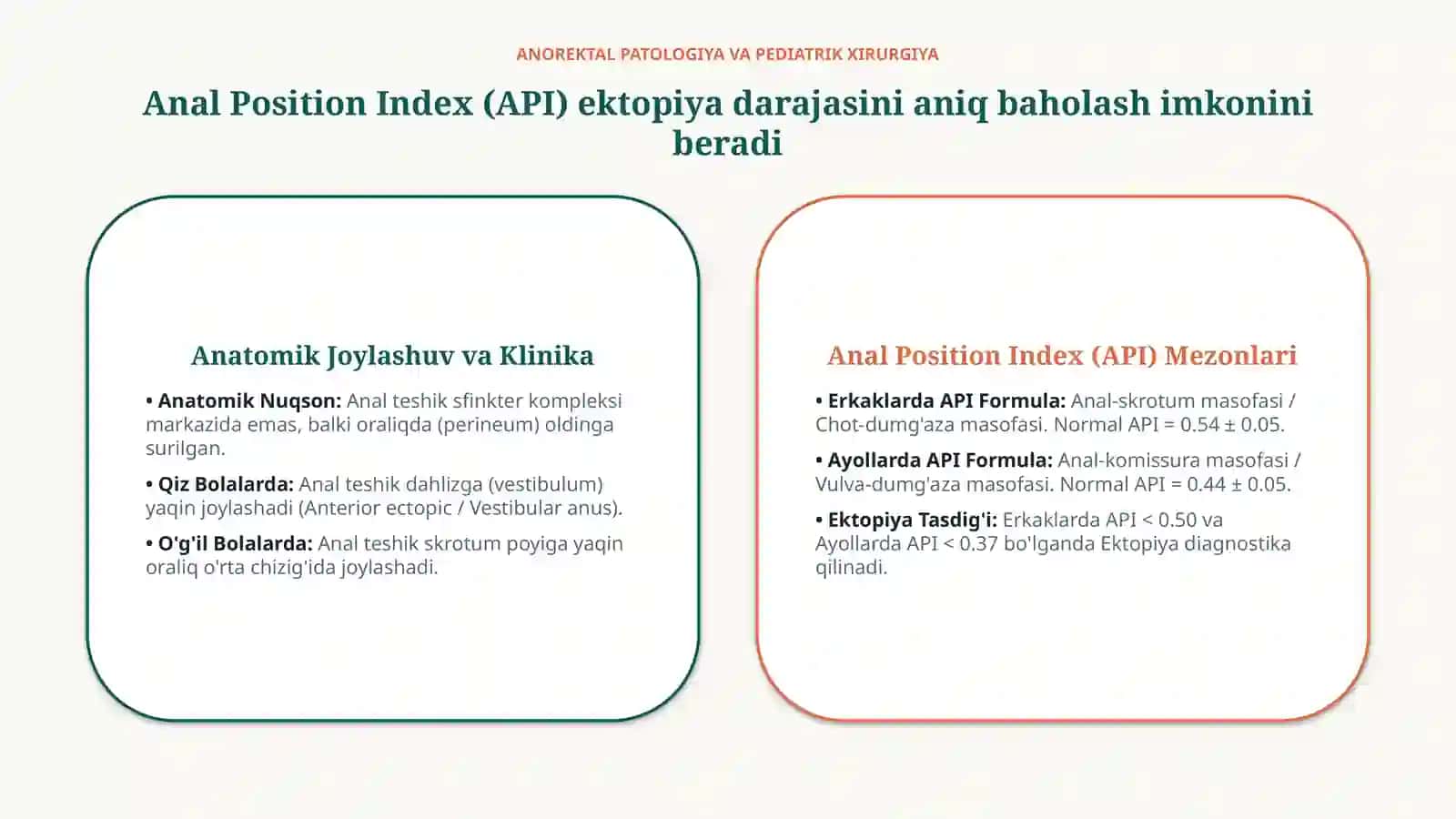 Orqa Peshob Ektopiyasi va To'g'ri Ichak Tug'ma Stenozlari 4