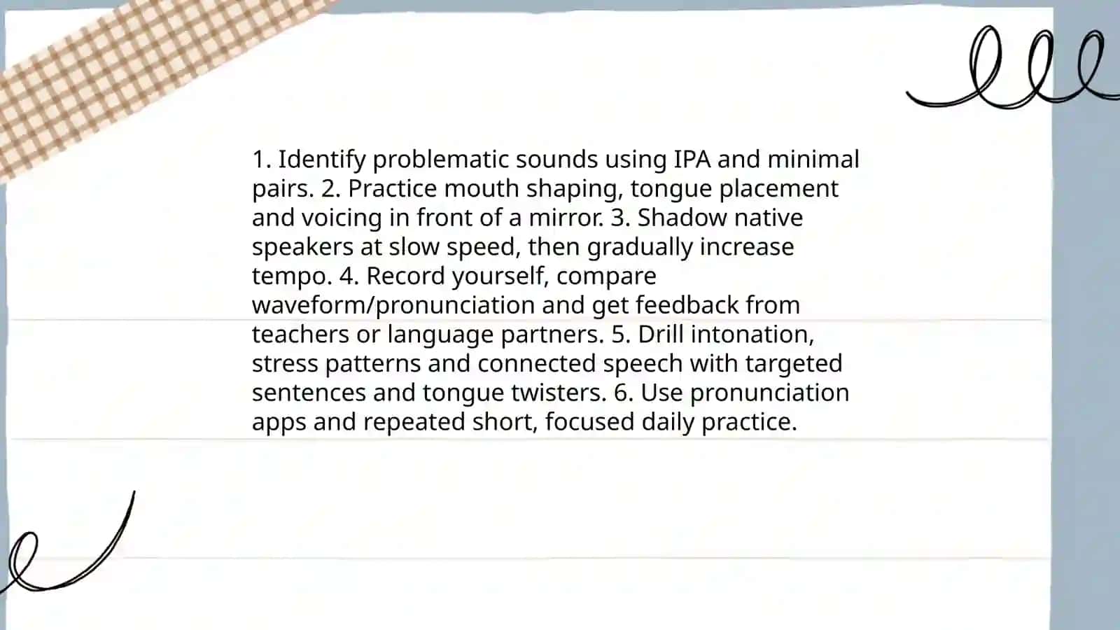 Practicing New Language 4