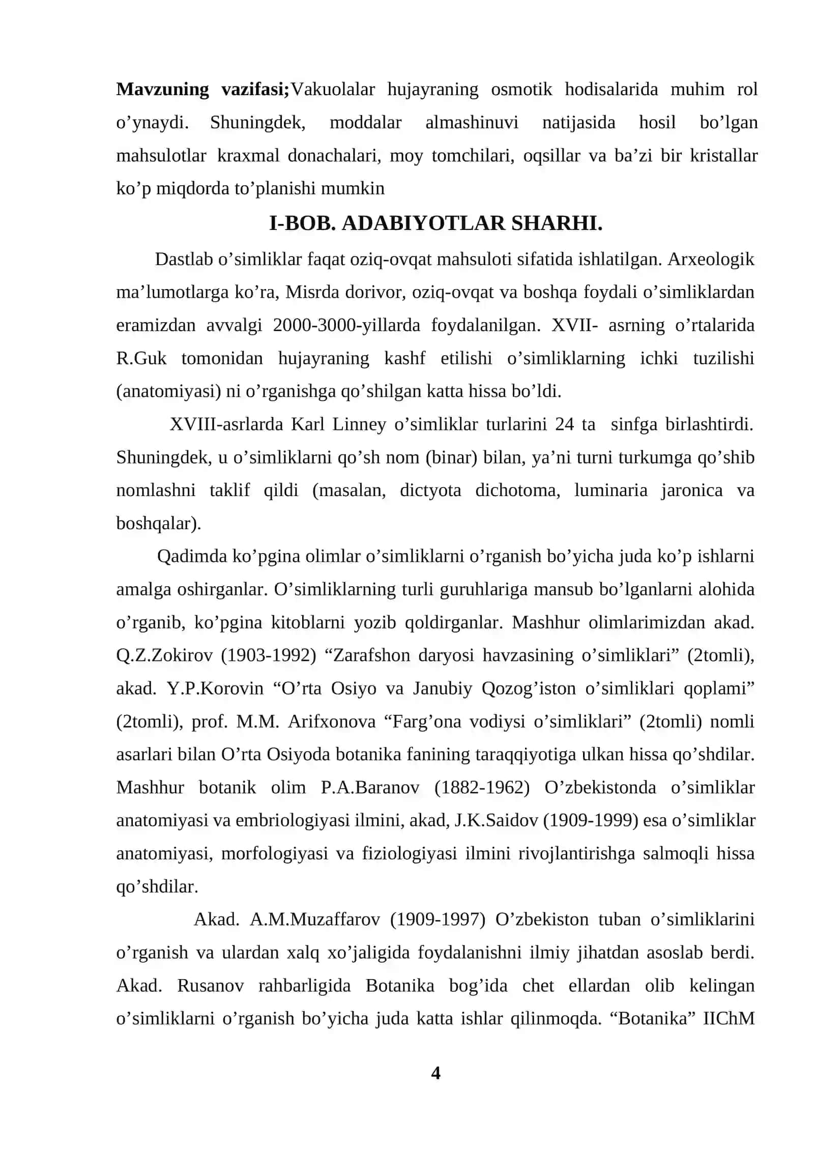 Teng xivchinlilar sinfi 4