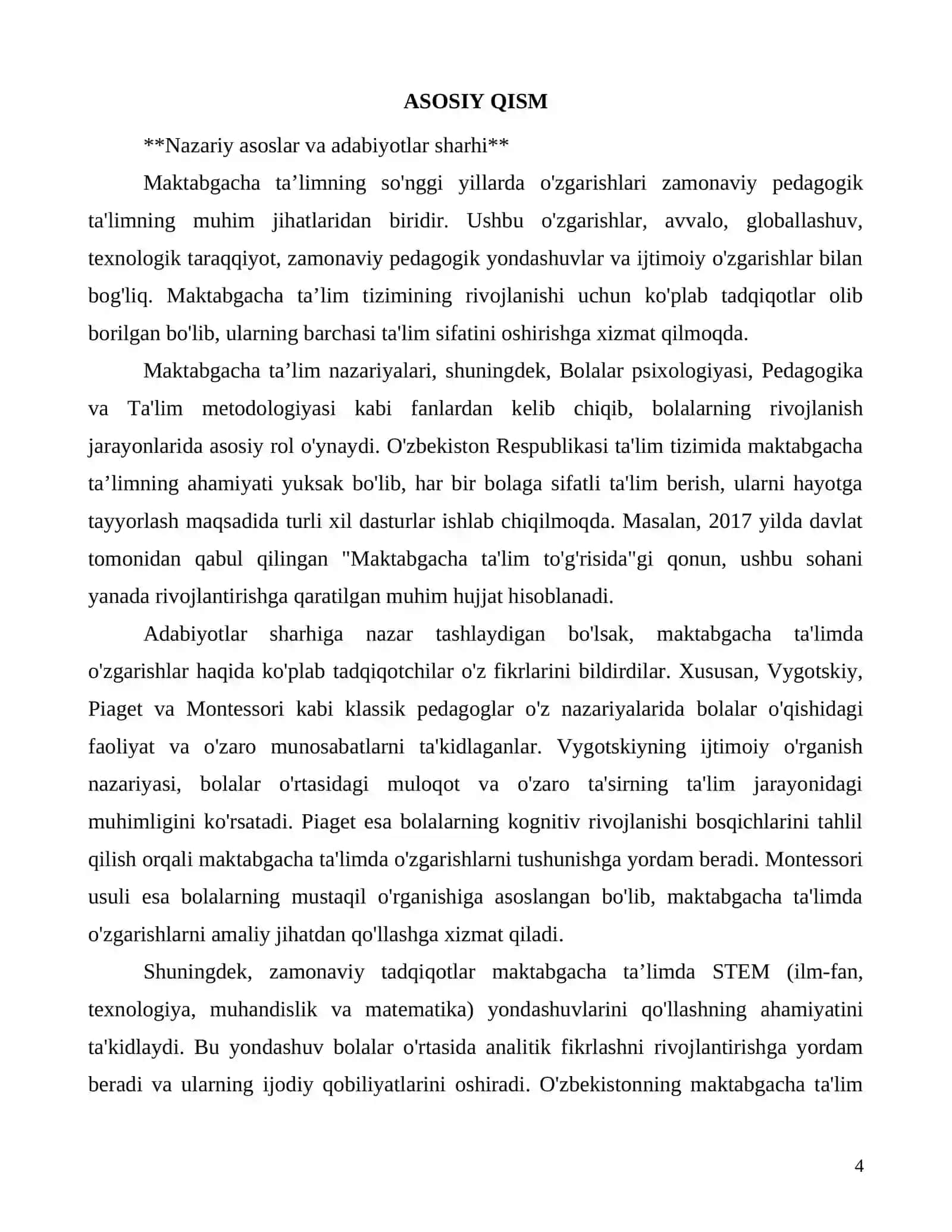 Maktabgacha taʼlimda o'zgarishlar va ularning samaradorligi 4