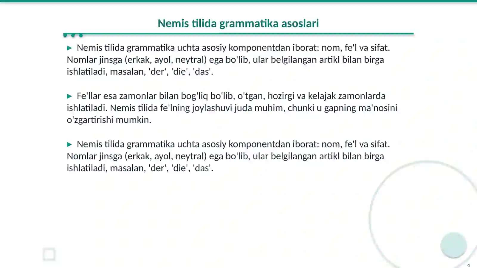 Nemis Tilining Tarixi va Rivoji 4