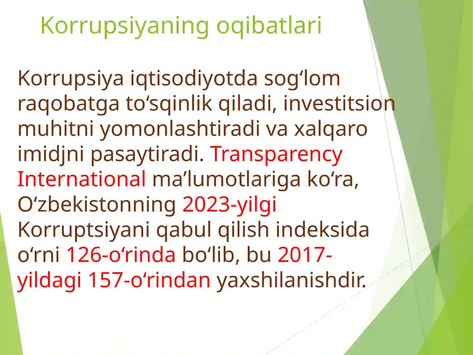 Korrupsiya va unga qarshi kurash. 4