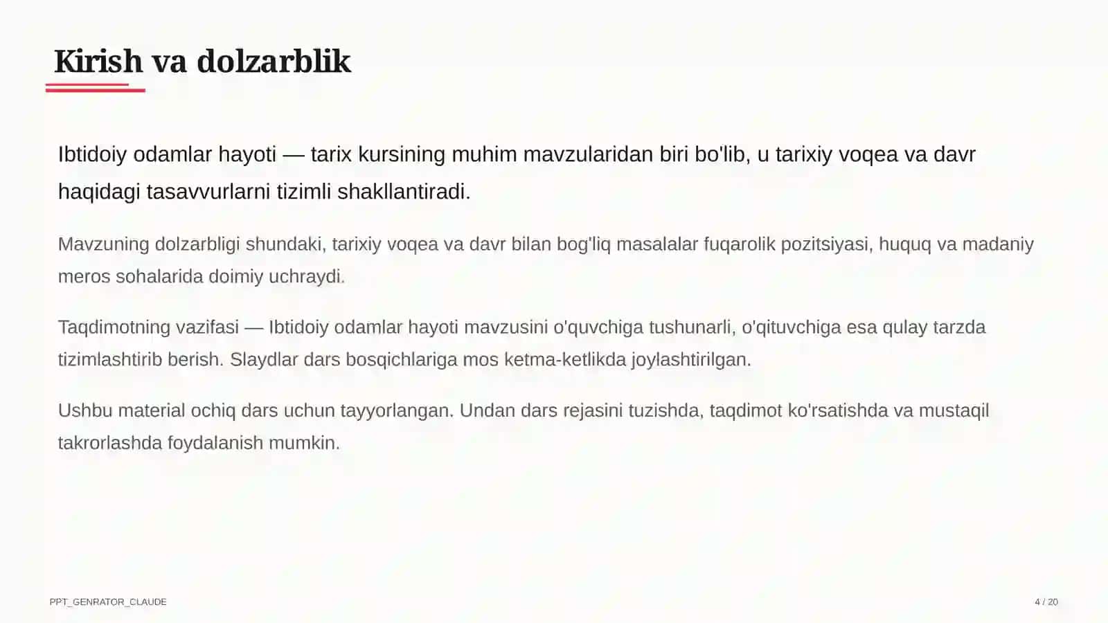 Ibtidoiy odamlar hayoti (5-sinf) 4
