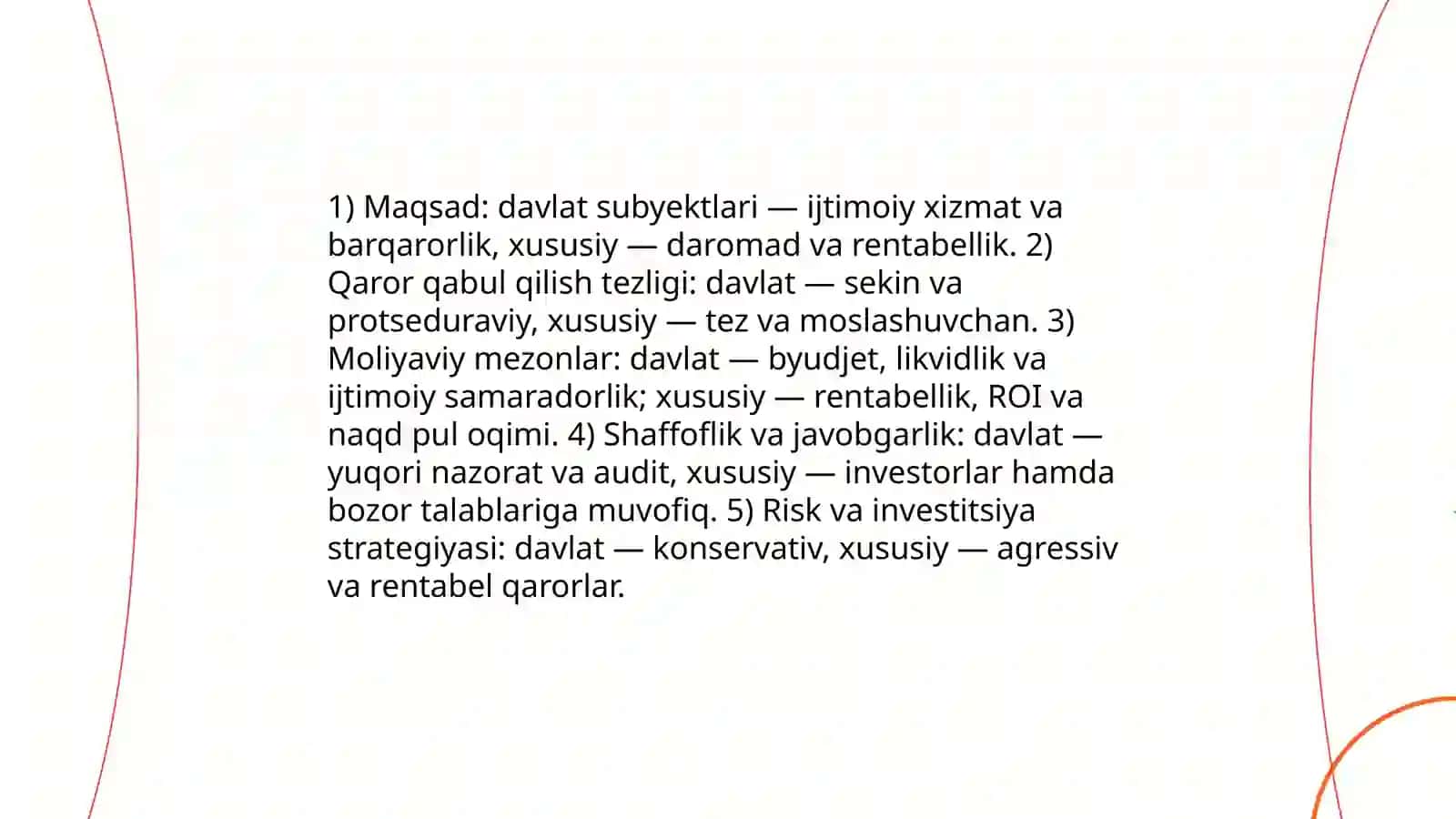 Turli mulkchilik shaklidagi xoʻjalik yurituvchi subyektlarda boshqaruv qarorlari qabul qilishda tahlilning ahamyati 4