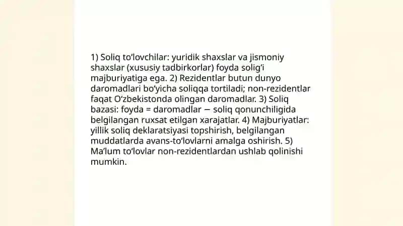 Foyda solig‘i 4