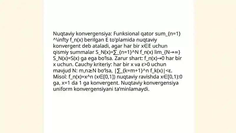 Funksional qatorlar 4