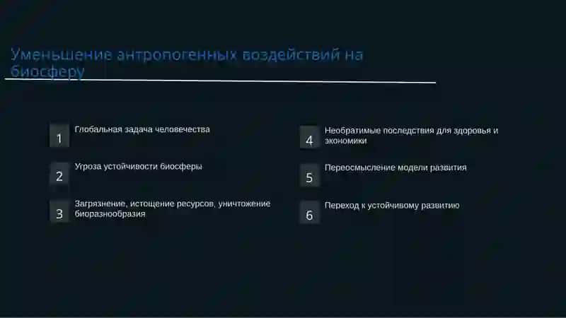 Уменьшим отрицательные воздействия антропогенных факторов на биосферу 4