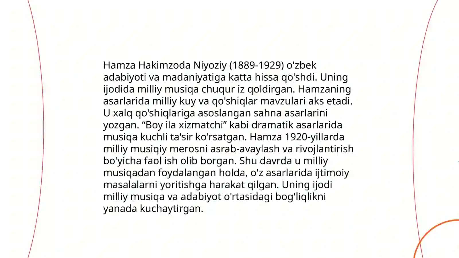 Fitrat va Hamza ijodida milliy musiqa rivojiga oid asarlar 4
