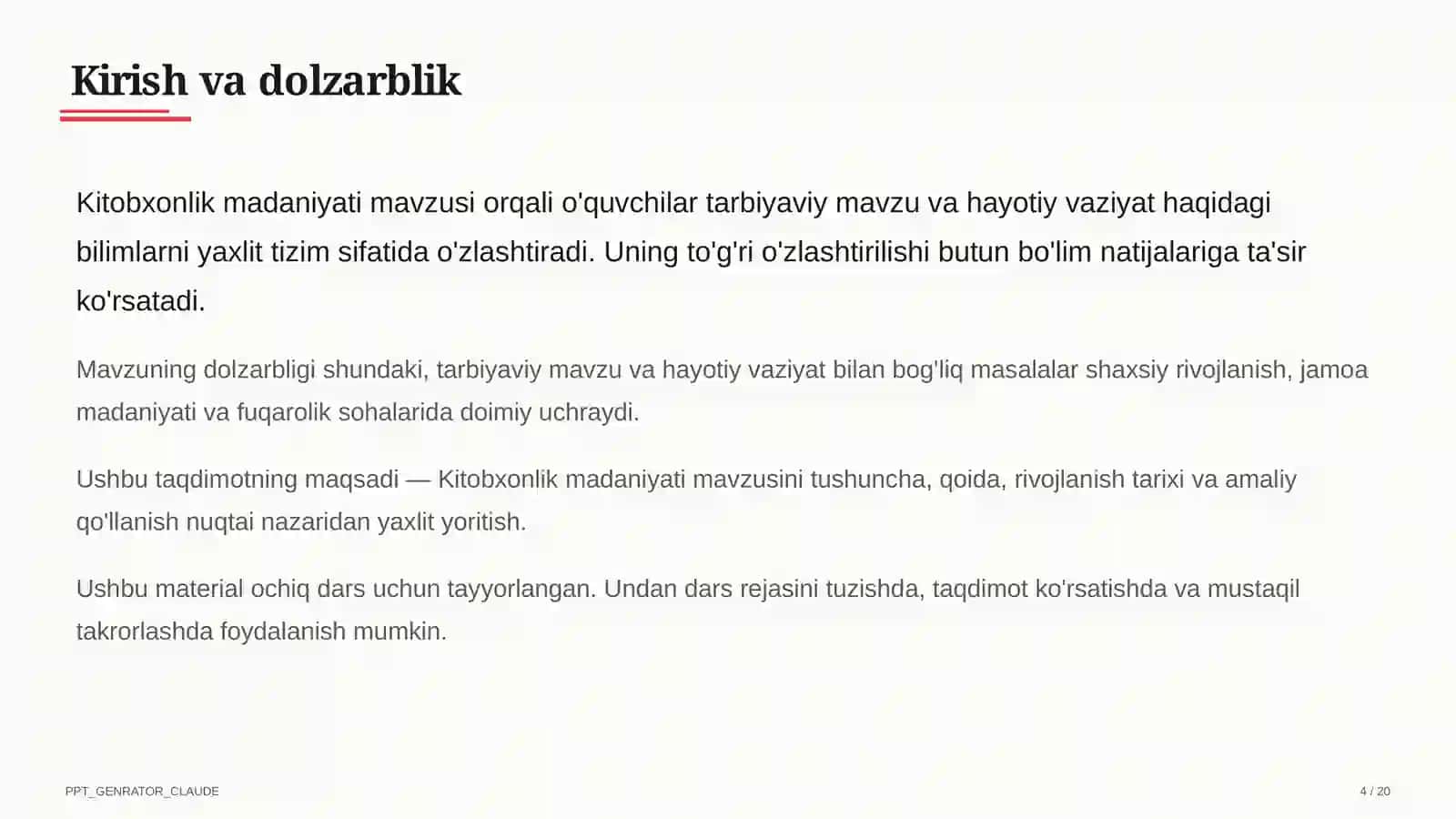 Kitobxonlik madaniyati 4