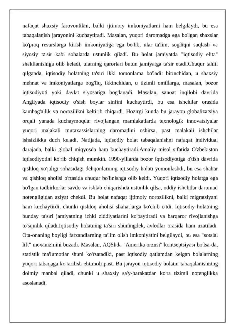 Stratifikatsiya asoslari va mezonlari 4