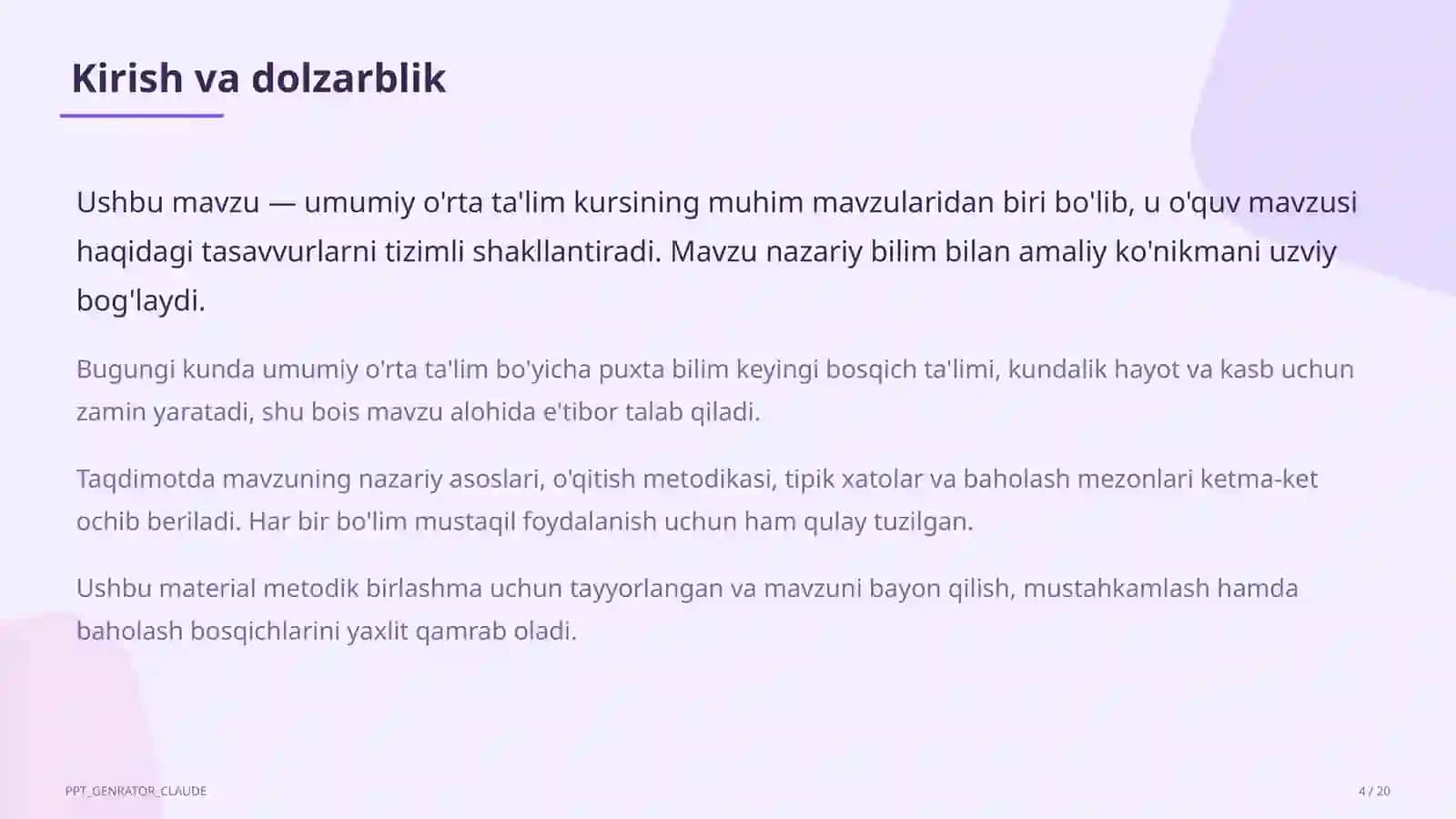 STEAM yondashuvi: fanlararo loyiha darslarini tashkil etish 4