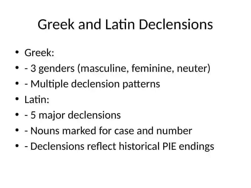 The Historical Development of Noun Declensions 4