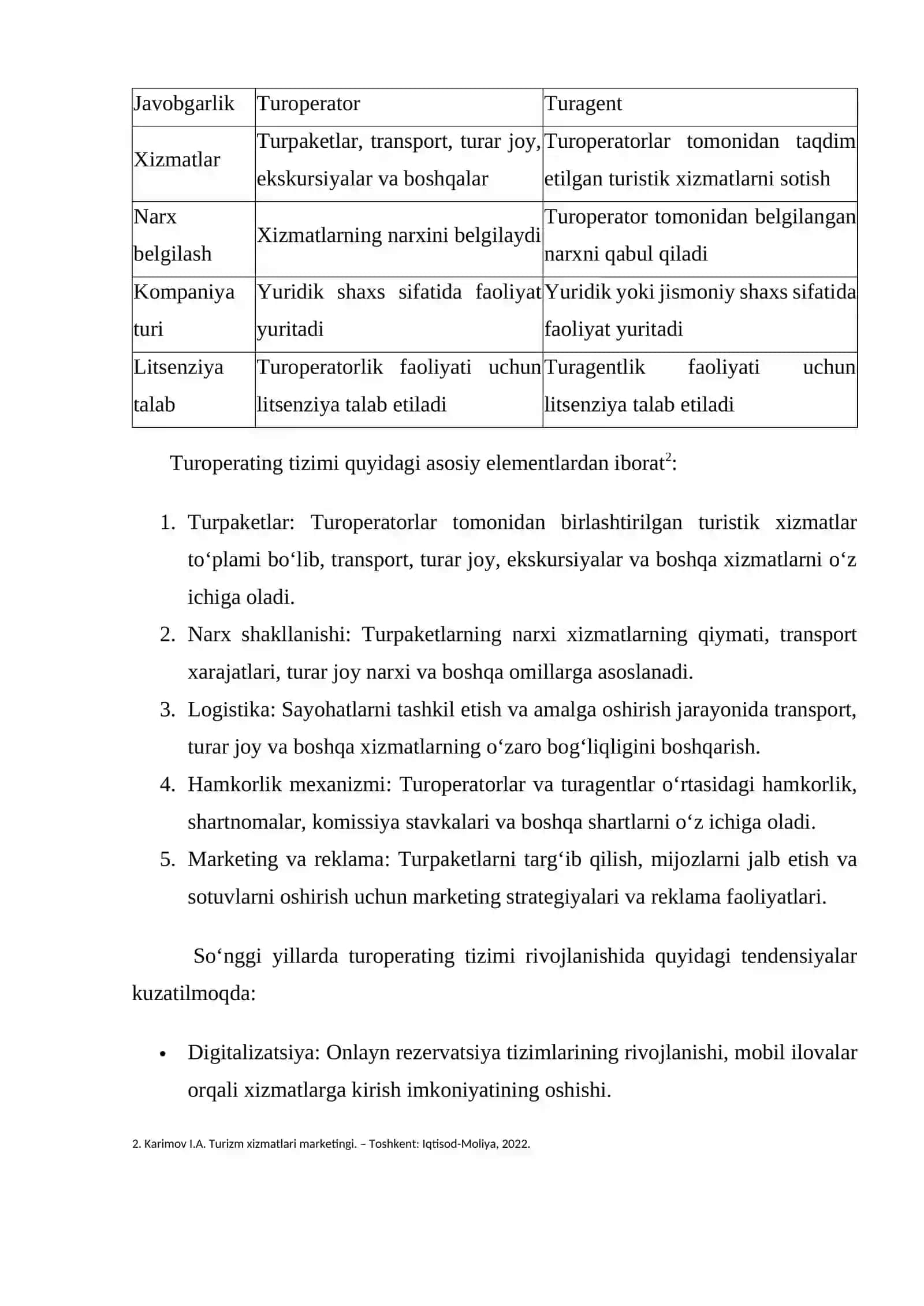 Turoperatorlik faoliyatini rivojlantirish yo'llari 4