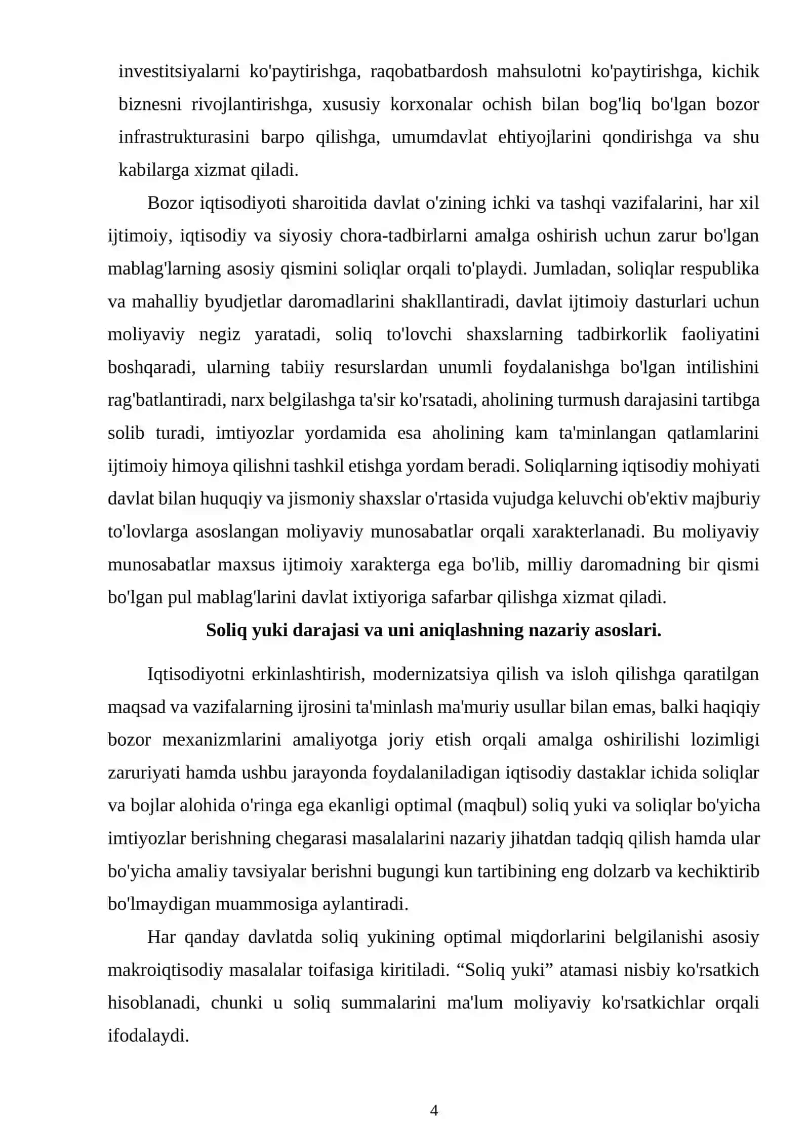 Soliq yuki va uning o'zgarishi oqibatlari 4