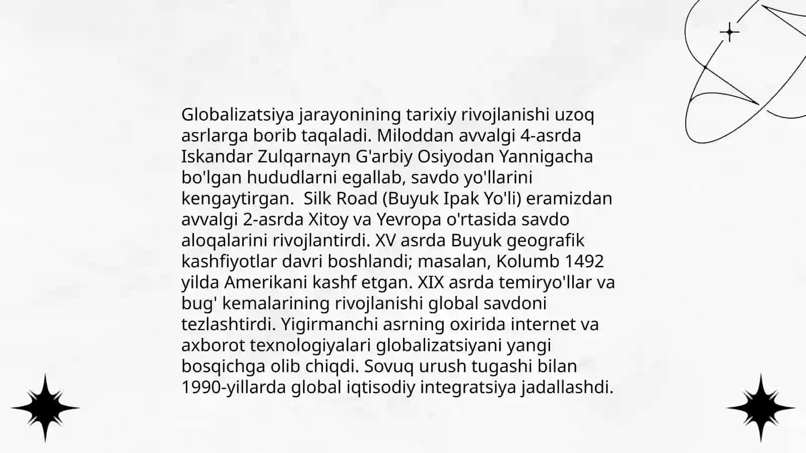 Globalizatsiya va uning iqtisodiy satsial tasiri 4