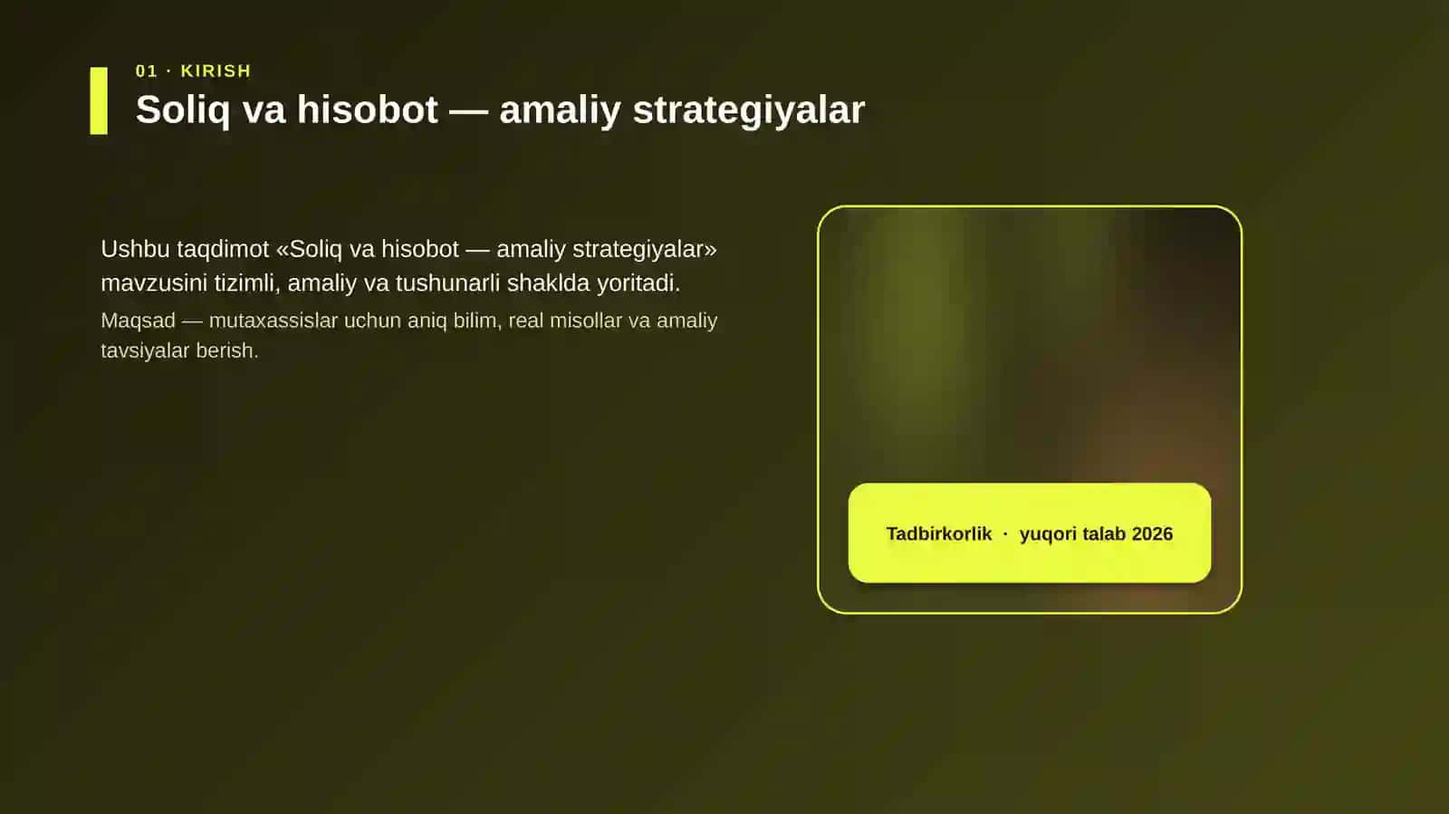 Soliq va hisobot — amaliy strategiyalar 4