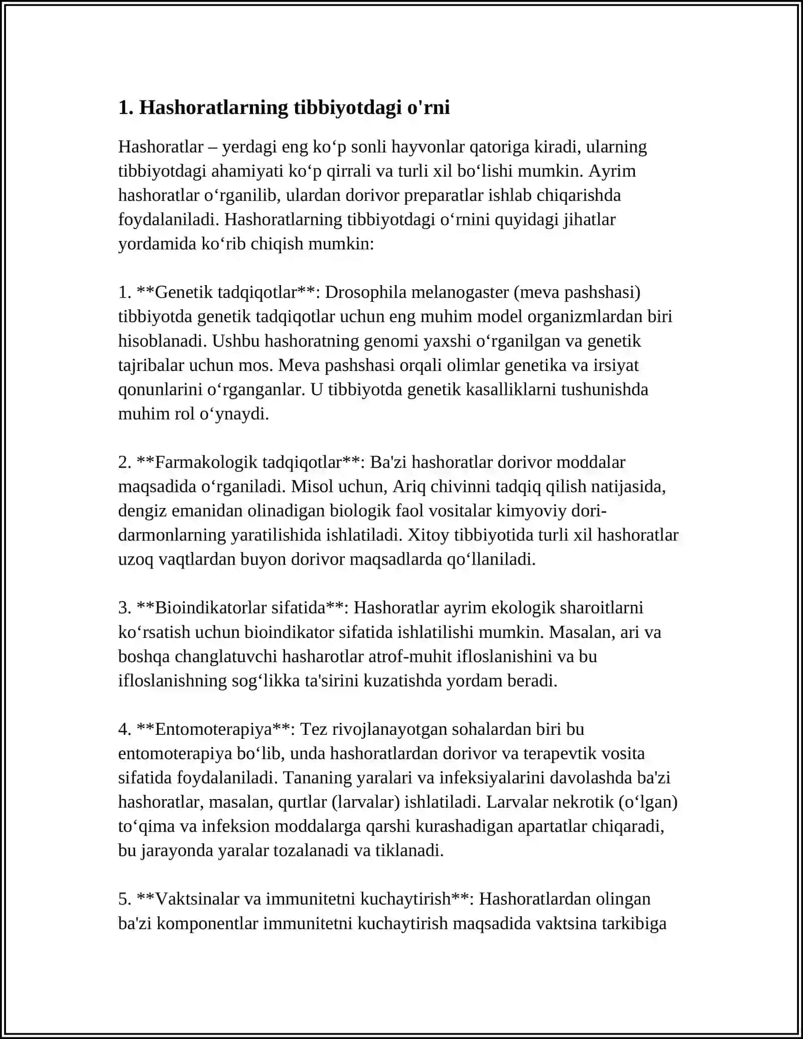HASHORATLARNING TABBIY KUSHANDALARI VA KASALLIKLARI 4