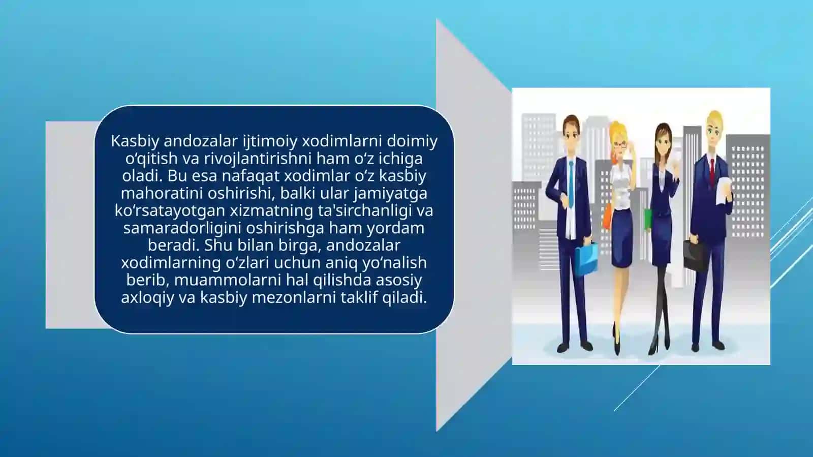 ijtimoiy ishda Ish xodimlarining kaspiy andozalari. 4