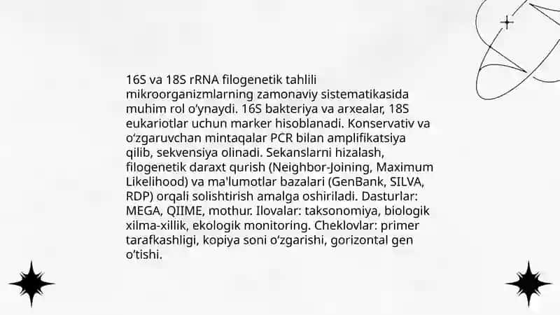 Mikroorganizmlarning zamonaviy sistematikasi 4