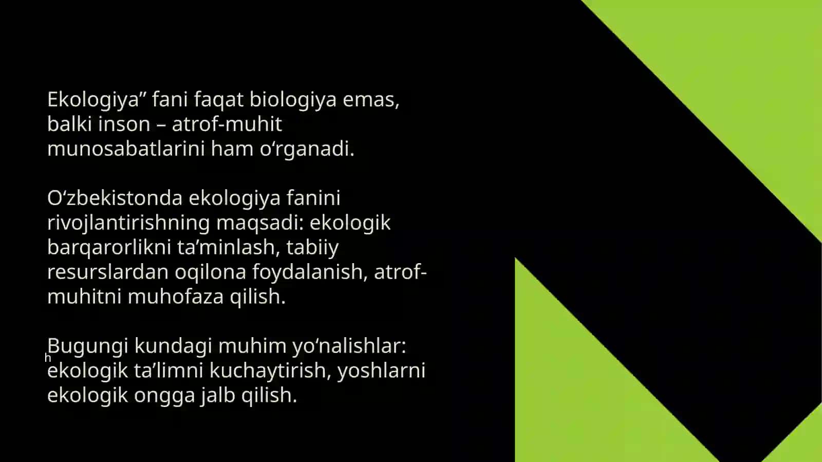 Ekologiya fanining qisqacha rivojlanish tarixi 4