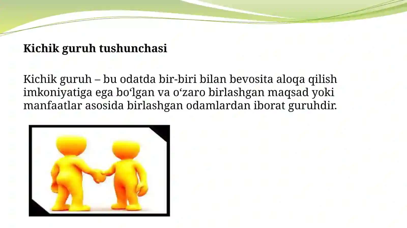 Kichik guruhlar psixologiyasi 4