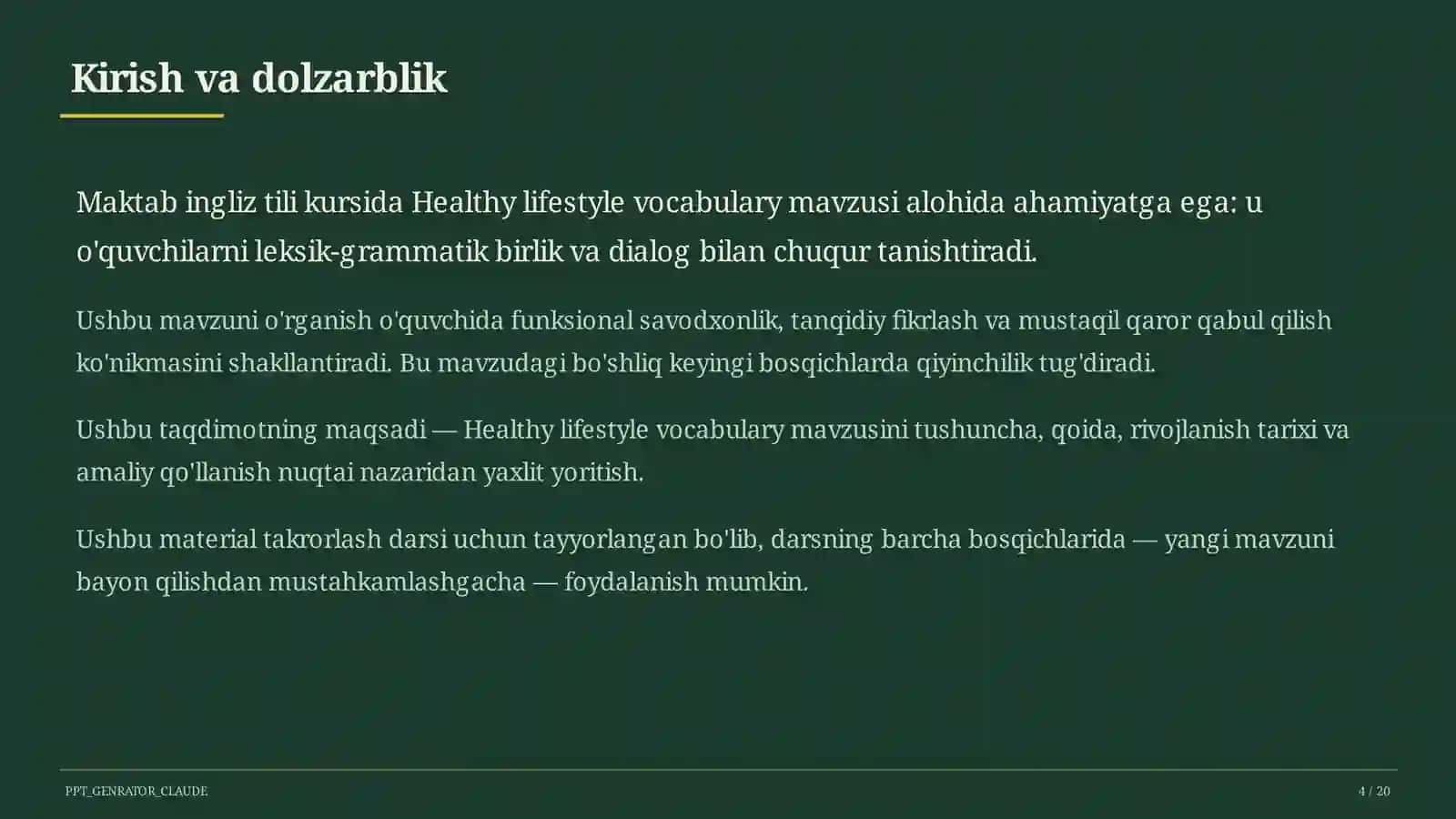 Tushunchalarni shakllantirish (7-sinf) 4