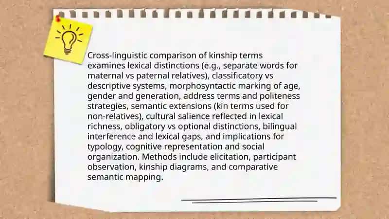 Cultural "concepts"in comparable languages 4