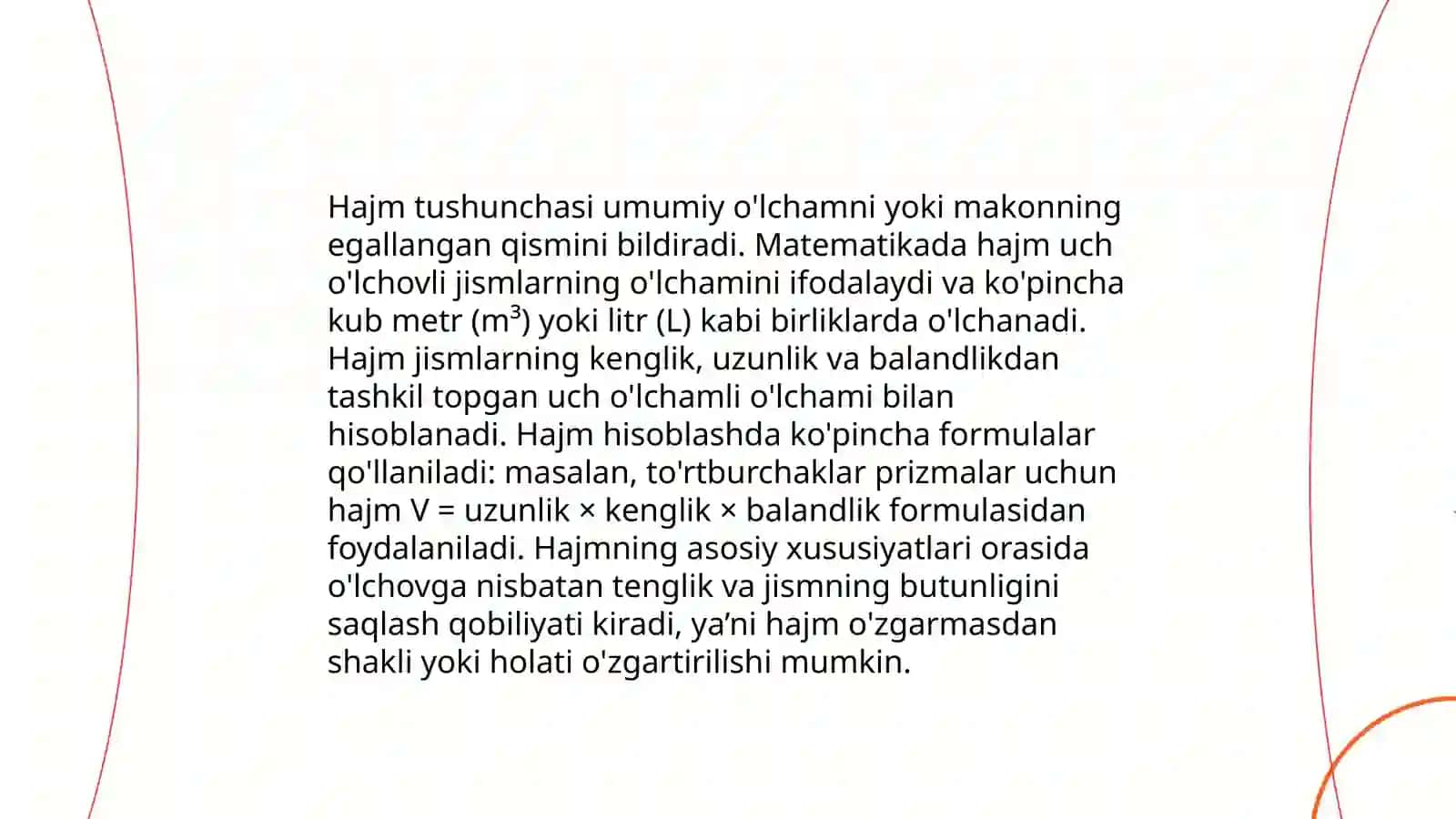 Boshlang‘ich sinflarda massa,hajm va ularni oʻlchov birliklarini oʻrgatish metodikasi 4