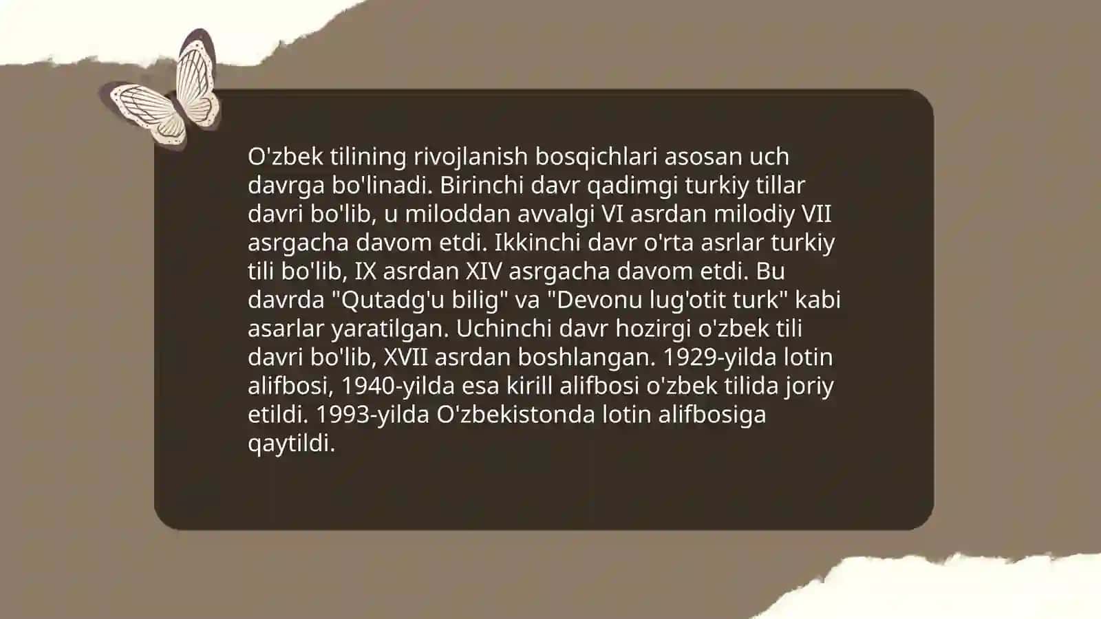 O'zbek tilshunosligi va uning rivojlanish yo'llari 4