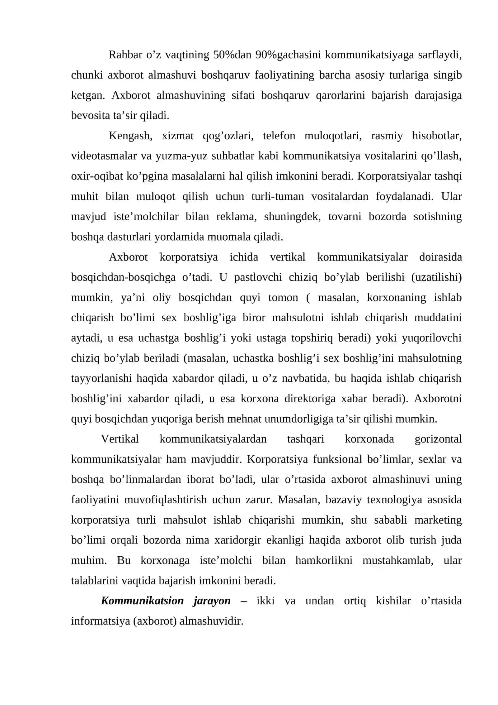 Menejmentda axborotlar tizimi ahamiyati 4