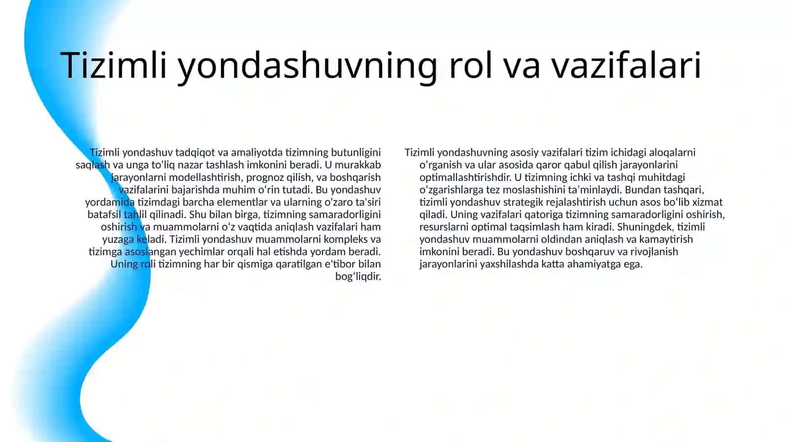 Tizimli yondashuv va tadqiqot 4
