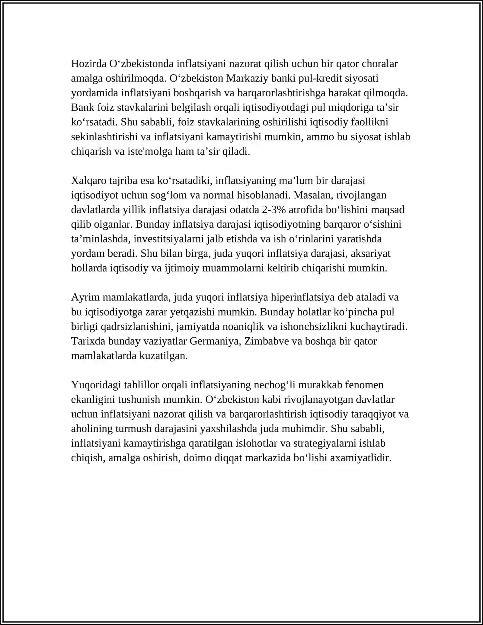 INFULATSIA VA UNING NAMOYON BOLISH SHAKILLARI 4