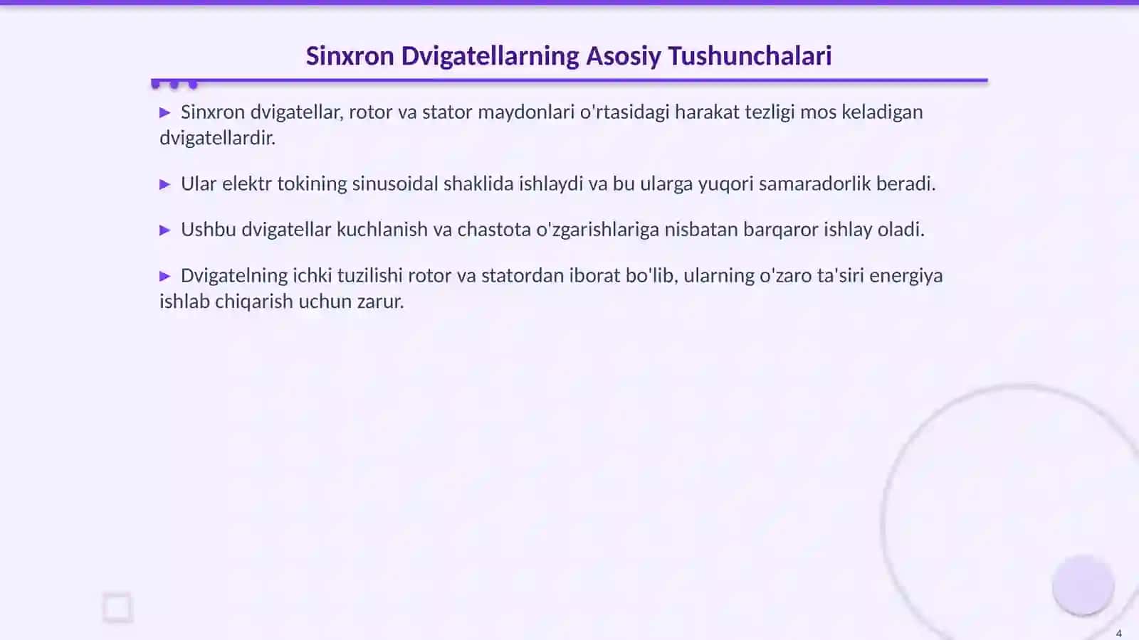 Maxsus Sinxron Elektr Dvigatellar 4