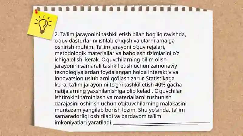 Ta’lim shakli va uni tashkil etish tushunchasi 4