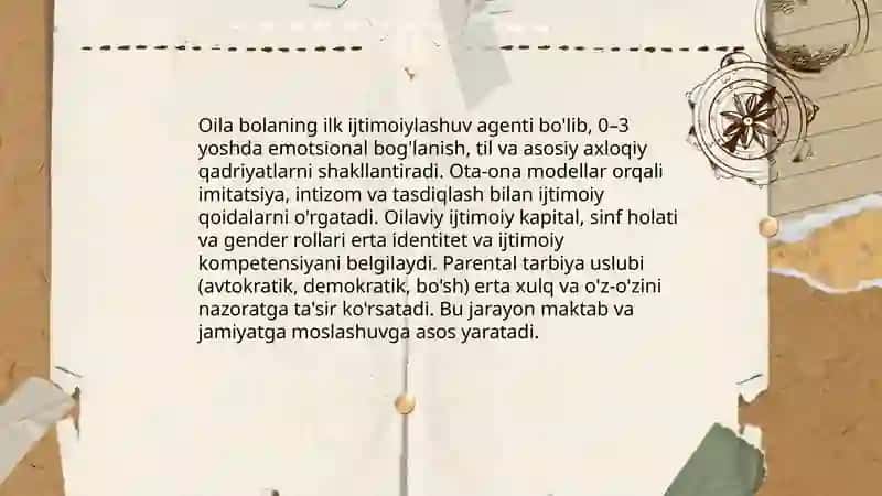 Bolalarning ijtimoiylashuvi va sotsiologik nazariyalari 4