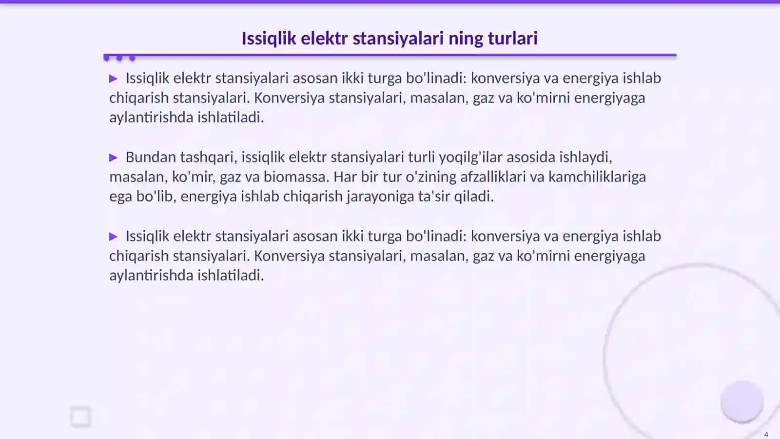 Issiqlik elektr stansiyalari 4