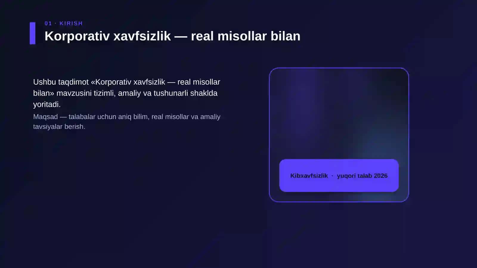 Korporativ xavfsizlik — real misollar bilan 4