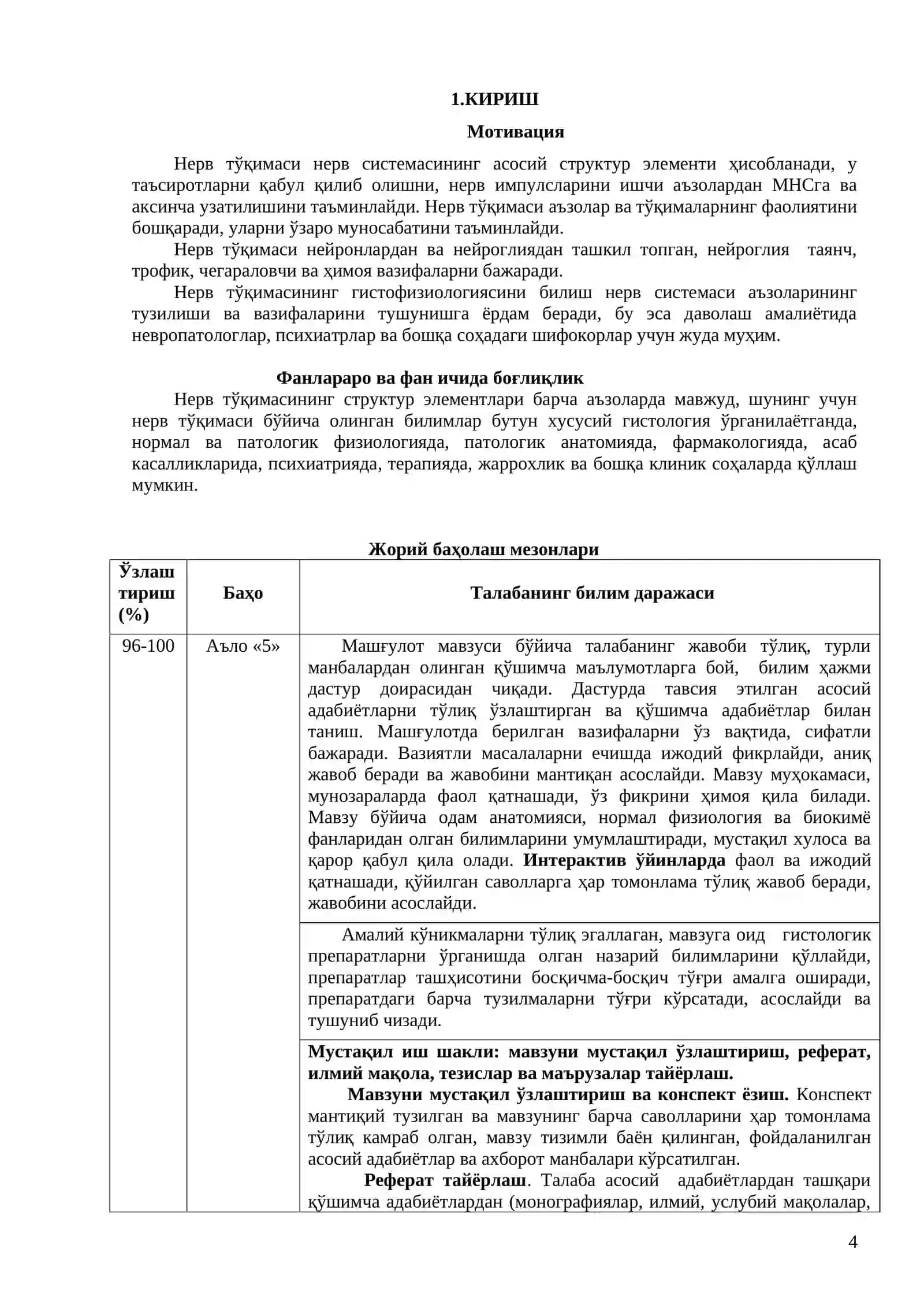 НЕРВ ТЎҚИМАСИ. НЕРВ ТОЛАЛАРИ. НЕРВ ОХИРЛАРИ 4