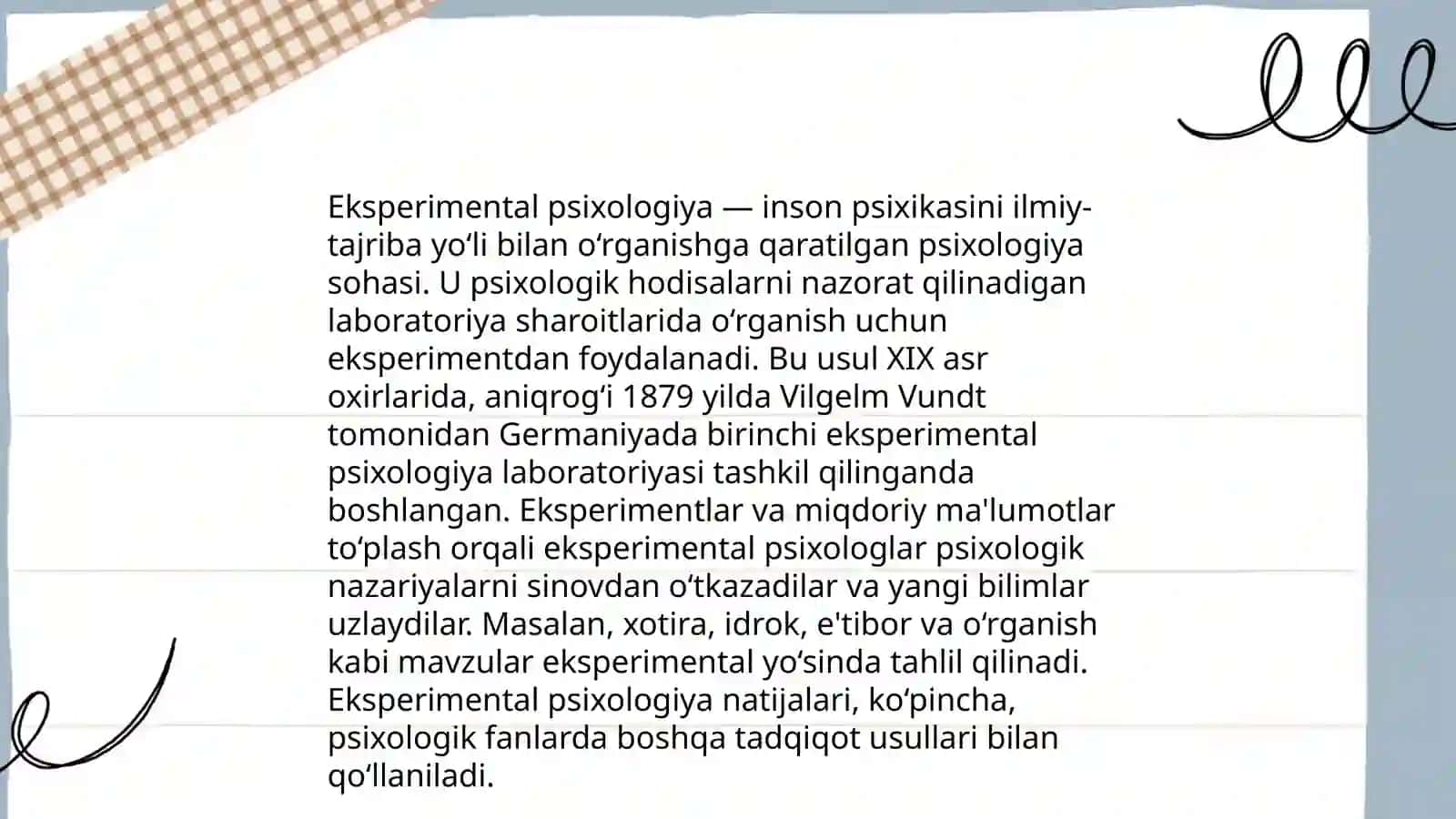 Zamonaviy psixologiyaning tadqiqot metodlari 4
