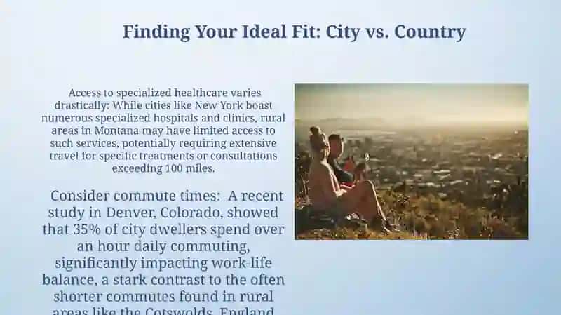 Cities and country life: best place to live 4
