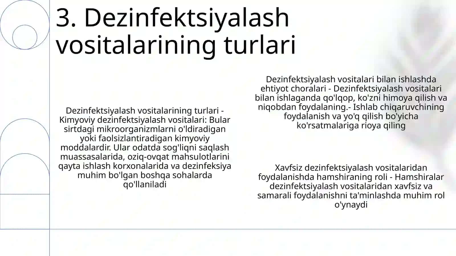 Yuqumsizlantiruvchi Vositalar Bilan Ishlashda Hamshiraning Roli 4