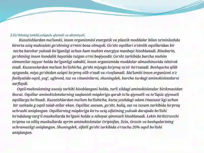 Go'shtsanoatining rivojlanishi 4