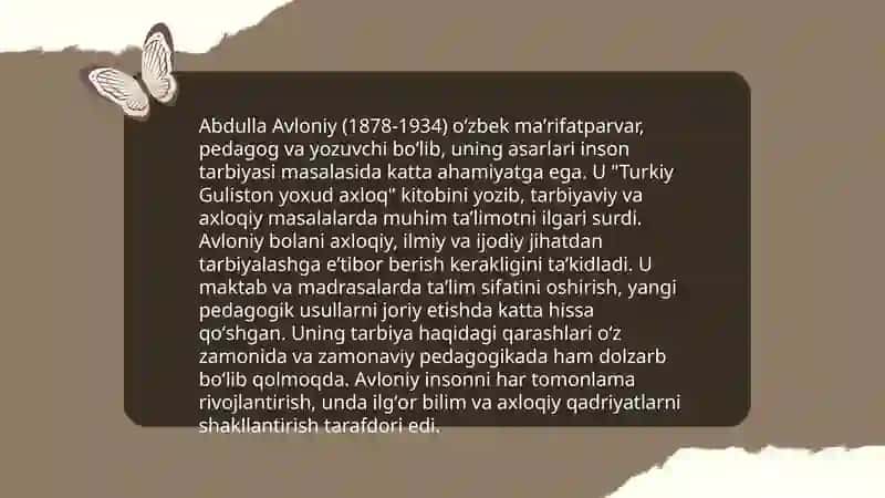 Abdulla Avloniyning komil inson haqidagi qarashlari mavzusida esse tayyorlash 4