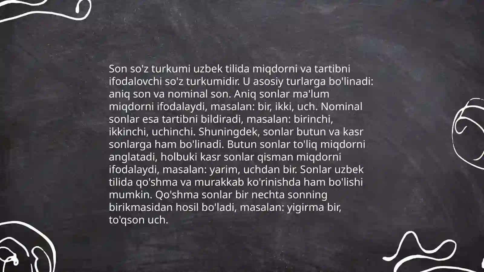 Son so'z turkumi 4